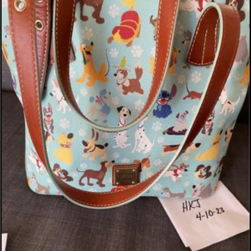 2017 Blue Disney Dogs Dooney & Bourke Bag Tote - NWOT